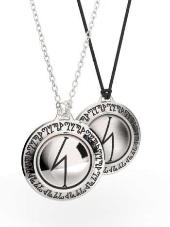 DAMIEN ECHOLS INTENEBRIS COLLABORATION LOVE PENDANT NECKLACE JEWELRY